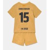 Barcelona Andreas Christensen #15 Bortaställ Barn 2022-23 Korta ärmar (+ Korta byxor)